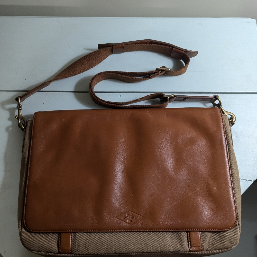 Fossil Leather And Canvas - image 1